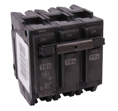 GE THQL32070 70 Amp Three-pole Feeder Plug-in Circuit Breakers 120/240V - BuyRite Electric