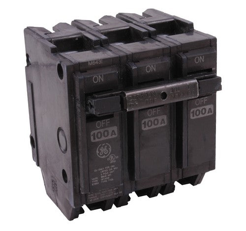 GE THQL32100 100 Amp Three-pole Feeder Plug-in Circuit Breakers 10K IC - BuyRite Electric