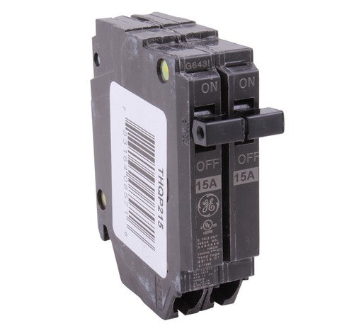 GE THQP145 15 Amp Two-pole Feeder Plug-in Circuit Breakers  120/240VAC  - BuyRite Electric