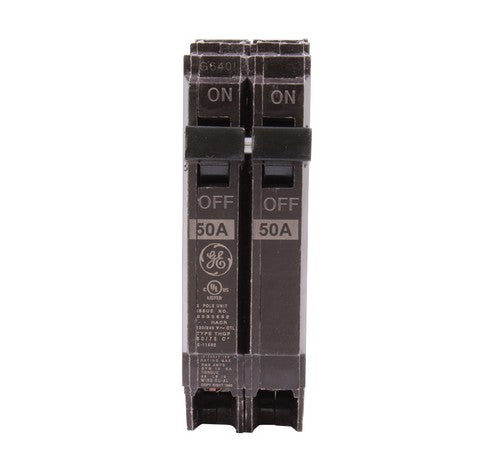 GE THQP250 50 Amp Two-pole Feeder Plug-in Circuit Breakers 10K IC 120/240VAC - BuyRite Electric