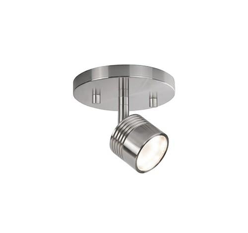 Kuzco Lighting TR10006-XX Modern LED Single Fixed Brushed Nickel Track Fixture - BuyRite Electric