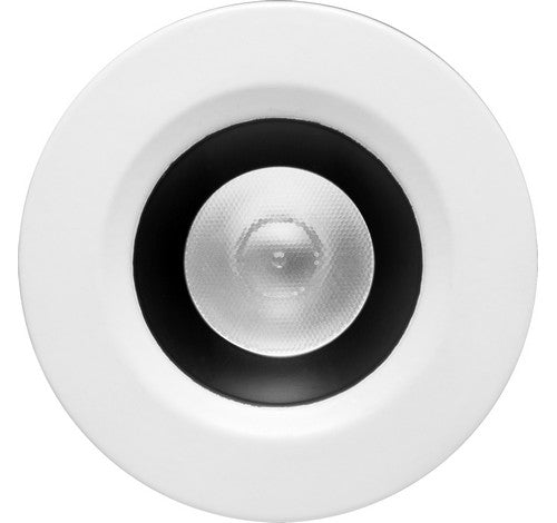 ELCO Lighting RM1B Oak System Trims Round Shape Black with White Finish