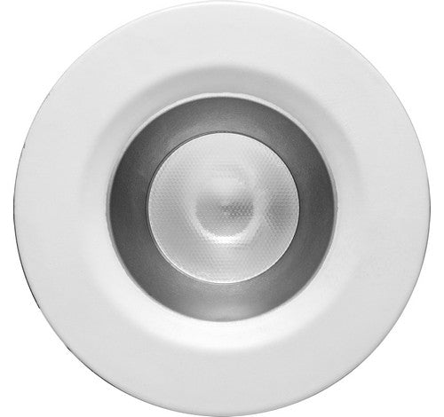 ELCO Lighting RM1H Oak System Trims Round Shape Haze with White Finish