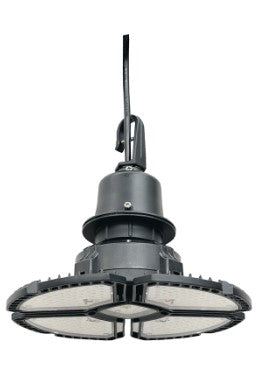 Westgate UHL-150W-50K LED 150W Economy UFO High Bay Lamp & Socket, Adjustable Angel, Color Temperature 5000K, Black Finish