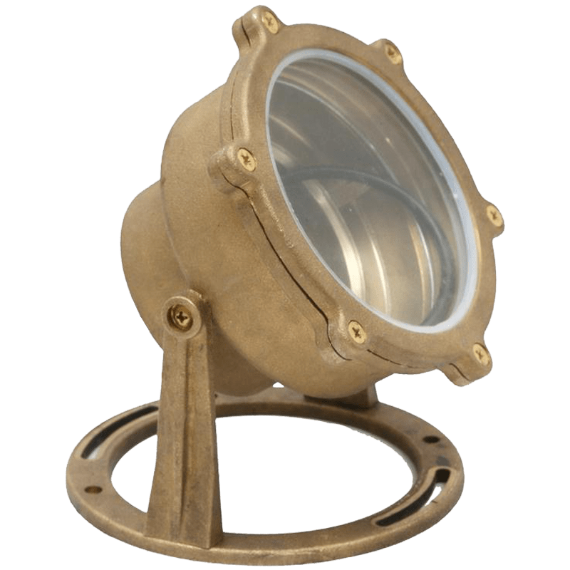 ABBA Lighting USA ULB02 Heavy Duty Solid Brass Underwater Light