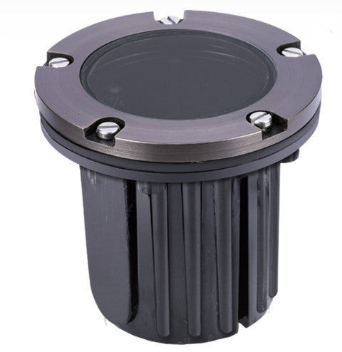 ABBA Lighting USA UNB04-DB Heavy Duty Cast In-Ground Light Dark Brass Finish