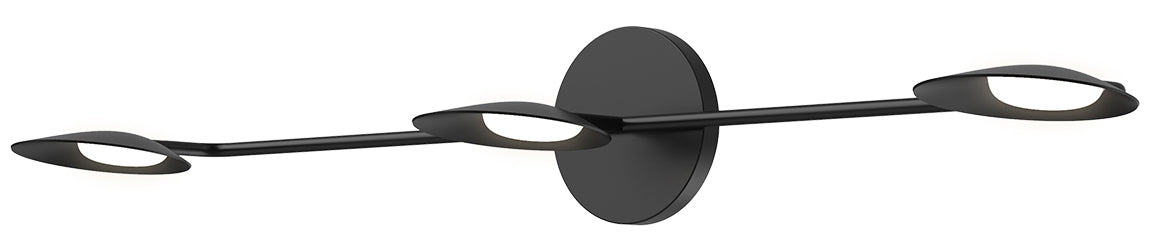 Kuzco Lighting VL90133-BK LED 33 Inch Rotaire Bathroom Fixture and Vanity Wall Light Black Finish