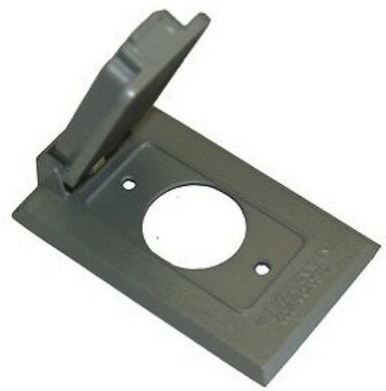 Westgate W1C-SV-WH One Gang Device Cover Deep Single Receptacle Vertical White