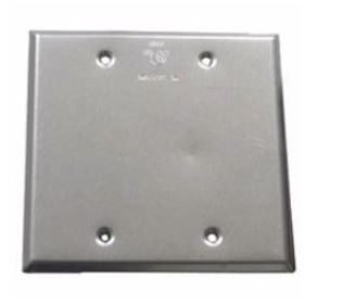 Westgate W2BC Two Gang Device Cover Weatherproof Blank Cove