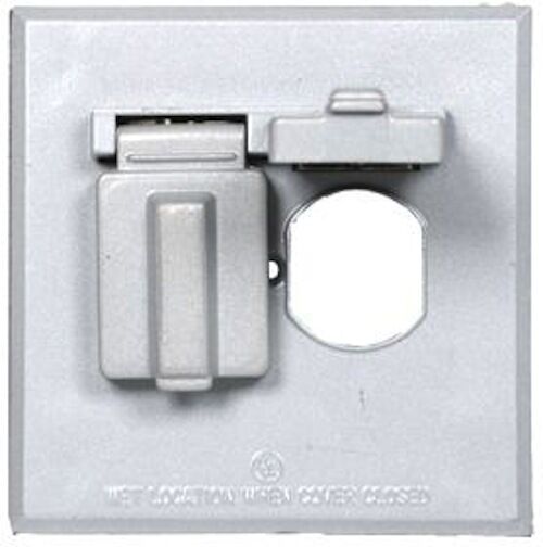 Westgate W2C-DH Two Gang Device Cover Over Sized Duplex Horizontal