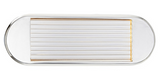Alora Lighting WV330216PN Palais 16.6 inches Tall Clear Ribbed Bathroom Vanity Light, Polished Nickel Finish