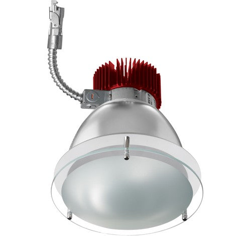 ELCO Lighting E612L1230W 6 Inch LED Light Engine with Drop Glass Trim White Finish 3000k 1250 lm