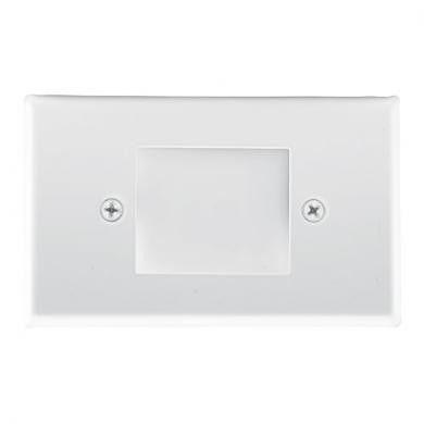 ELCO Lighting ELST66W Mini LED Step Light with Frosted Acrylic Lens 0.8W 3000K 120V White Finish | BuyRite Electric