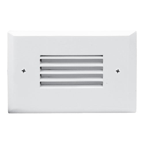 ELCO Lighting ELST9740W Mini LED Step Light with Angled Louver 2W 4000K 120V White Finish