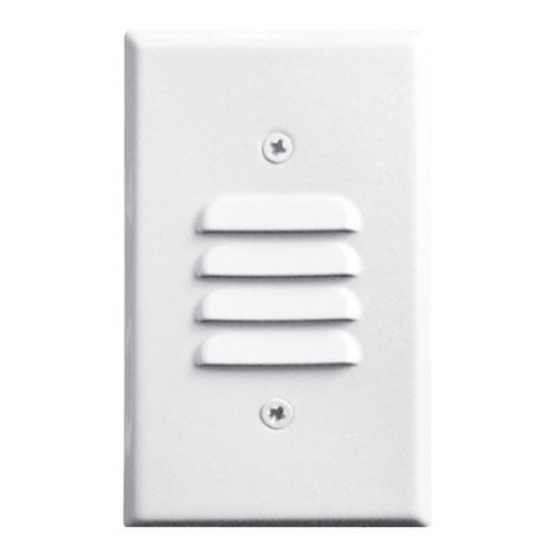ELCO Lighting ELST74W Mini LED Step Light with Angled Louver 0.8W 3000K 12V White Finish | BuyRite Electric