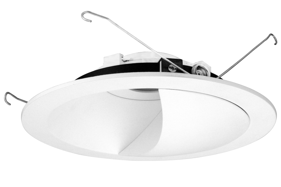 Elco Lighting ELK6715W Unique™ 6 Inch Diecast Round Wall Wash Trim for Koto Module White Finish