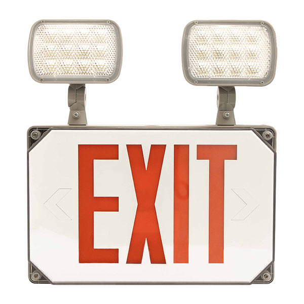 EXIT sign with Emergency Light Combo 90 minute discharge 3.5W with Battery