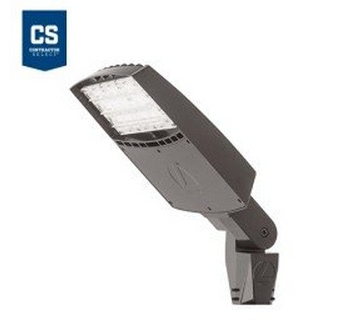 Lithonia Lighting Contractor Select RSXF1 133W Max Dark Bronze LED Flood Light - Integral Slipfitter Mount 120-277V- BuyRite Electric