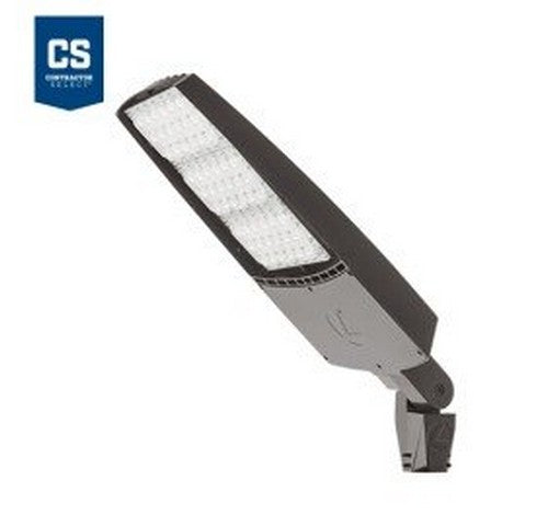 Lithonia Lighting Contractor Select RSXF3 312W Max Dark Bronze LED Flood Light - Integral Slipfitter Mount 120-277V- BuyRite Electric