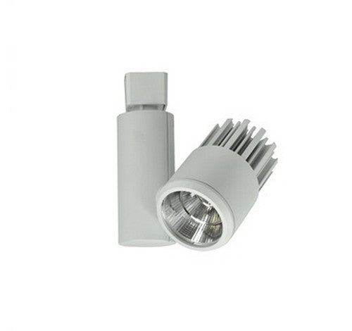 Nora Lighting NTE-845 1150lm 15W Aiden LED Track Head 3° Flood installed,19° Spot included,80 CRI- BuyRite Electric