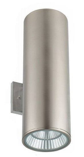 WestGate WMCL-UDL-MCT-BN Wall Mount Cylinder Light 40 Watt Multi-Color Brushed Nickel Finish