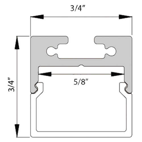 Core Lighting ALP80-48 Designer Surface Mount LED Profile - 48 Inches
