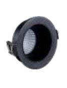 Westgate Lighting LRD-WTR3-ABK, LRD Series 3 Inch Adjustable Open Wing Trim - All Black