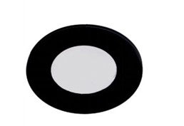 Westgate PL12-30K-BK 2W 3 Inch Slim Round Puck Light Trim Black Finish 12V 3000K