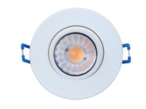 Westgate RDL3S-ADJ-50K-WH LED 8W 3 Inch Round Adjustable Recessed Lights 5000K
