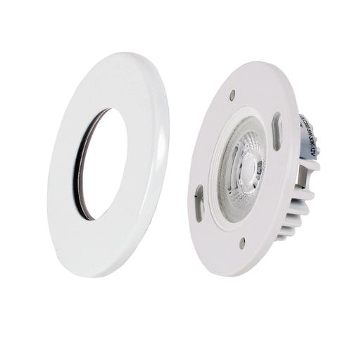 Core Lighting DLC350-5W-27K-WH 5W LED Recessed Undercabinet Downlight - 12V 2700K White Finish