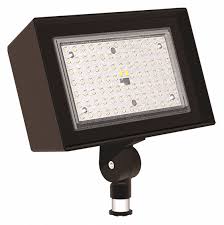 Hubbell Outdoor Lighting RFL1-3K 12.4W Dark Bronze LED Landscape Floodlight, 1347 Lumens,120-277V- BuyRite Electric