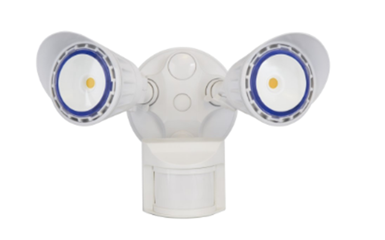 Westgate 20W LED Security Lights With PIR Sensor 120V AC - White - BuyRite Electric