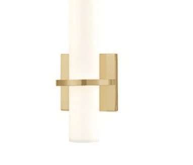 Kuzco Lighting WS83218-BG LED Bhutan Wall Sconce Light 120V Brushed Gold Finish