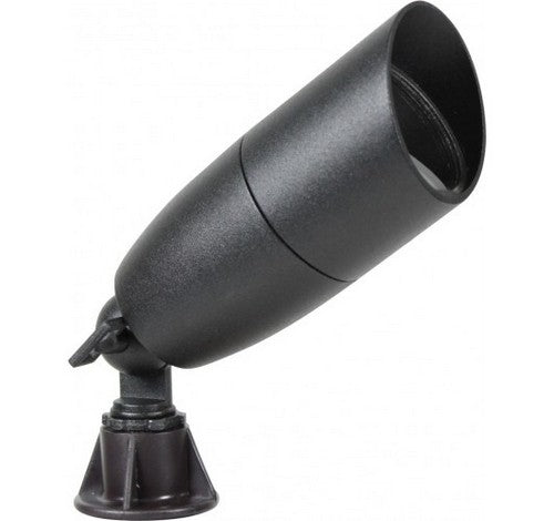 Orbit L1081-BK Black Led Outdoor Cast Aluminum Directional Light Bullet 12V