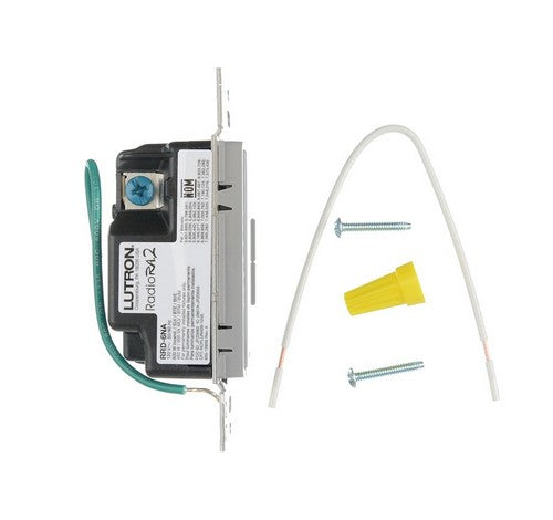 Lutron RRD-6NA-GR RadioRA 2 600 W Neutral Adaptive Dimmer Grey - BuyRite Electric