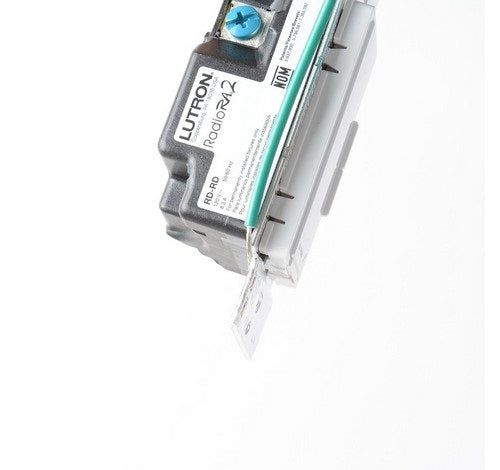 Lutron RD-RD-WH Radio RA2 White Remote Dimmer - BuyRite Electric