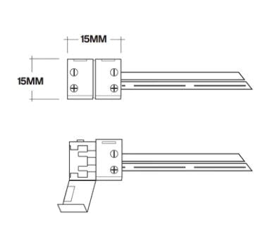 Core Lighting LSM-HW24-S10 Hardware Connector for Tape Light 24 Inches (Indoor Only)