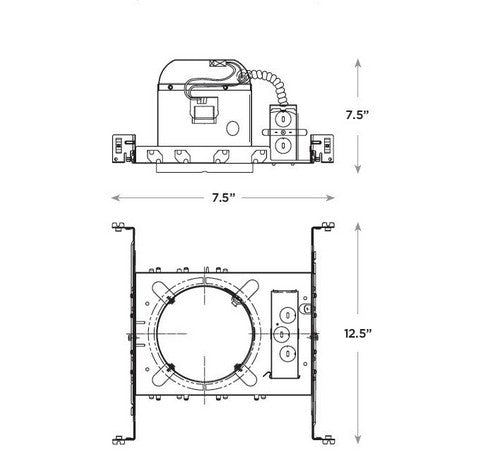 CREE LED Lighting RC6-GU24 6" Recessed Housing Base - BuyRite Electric