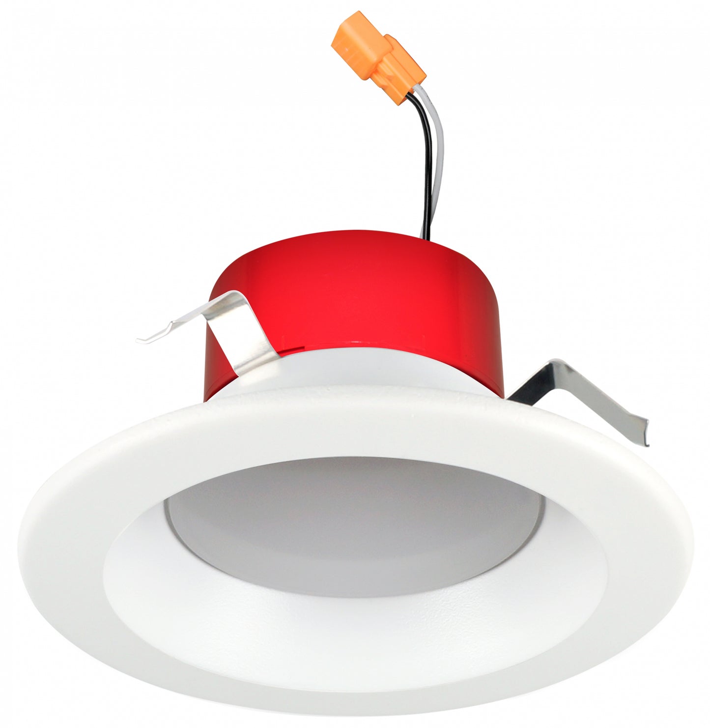 Lighting Spot 26 LSL-403EN-3CT-S 4" LED Selectable 3CCT Round Smooth LED Recessed Retrofit Downlight, White Finish