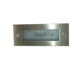 ABBA Lighting 3W STS02 Stainless Edge Steel Step Light 12V AC / DC