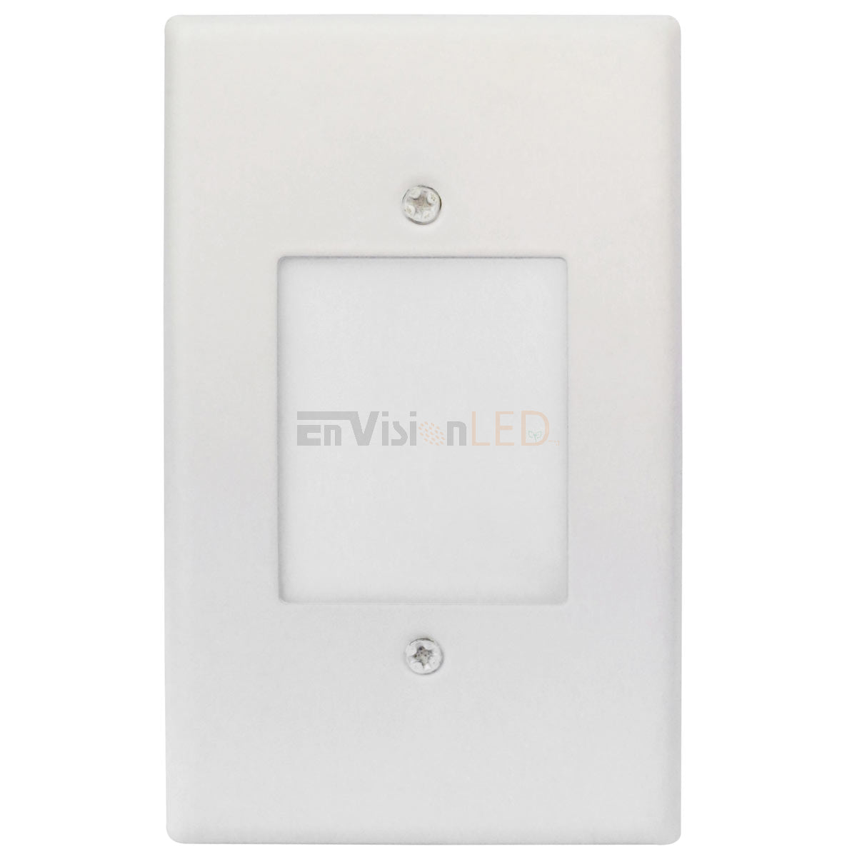 EnvisionLED LED-STEP-AGL-2W-27K-120V-WH LED Frosted Step Light White Finish (Flat)