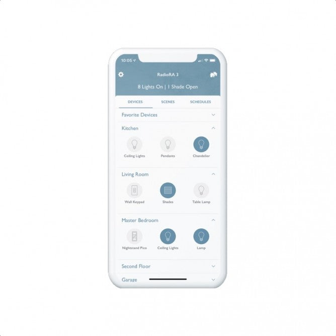 Lutron RRST-PRO-N-BW LED 250W Lutron RadioRA 3 Sunnata PRO LED+ RF Touch Dimmer Brilliant White Finish