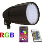 ABBA Lighting USA CDR30, RGBW Spot Light, Heavy Duty Cast Black Aluminum