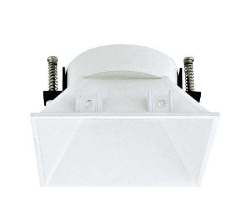 Elco Lighting ELK445W Pex™ 4 Inch Square Trimless Smooth Reflector Trim White Finish