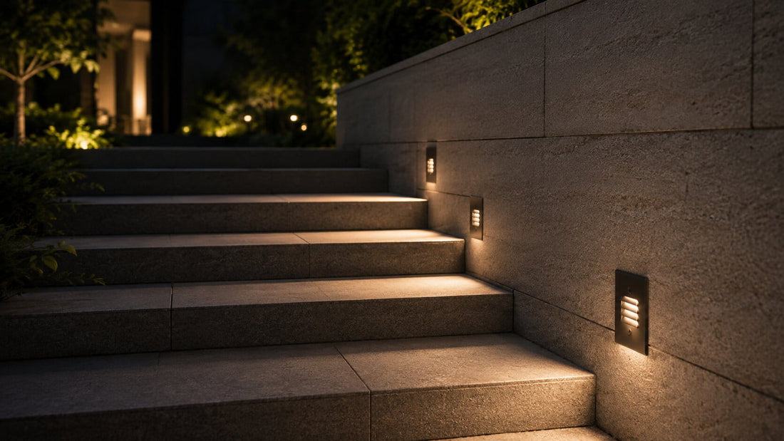 10 Staircase Design Ideas Using LED Step Lights