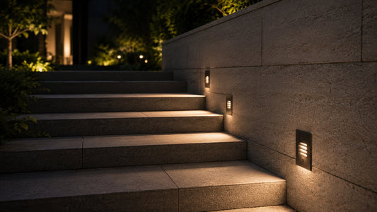 10 Staircase Design Ideas Using LED Step Lights