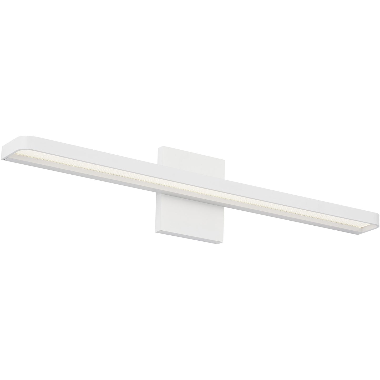 Visual Comfort Architectural 700BCBND24W-LED930 Sean Lavin Banda LED 24 inch Bath Light Wall Light, Integrated LED, Matte White Finish