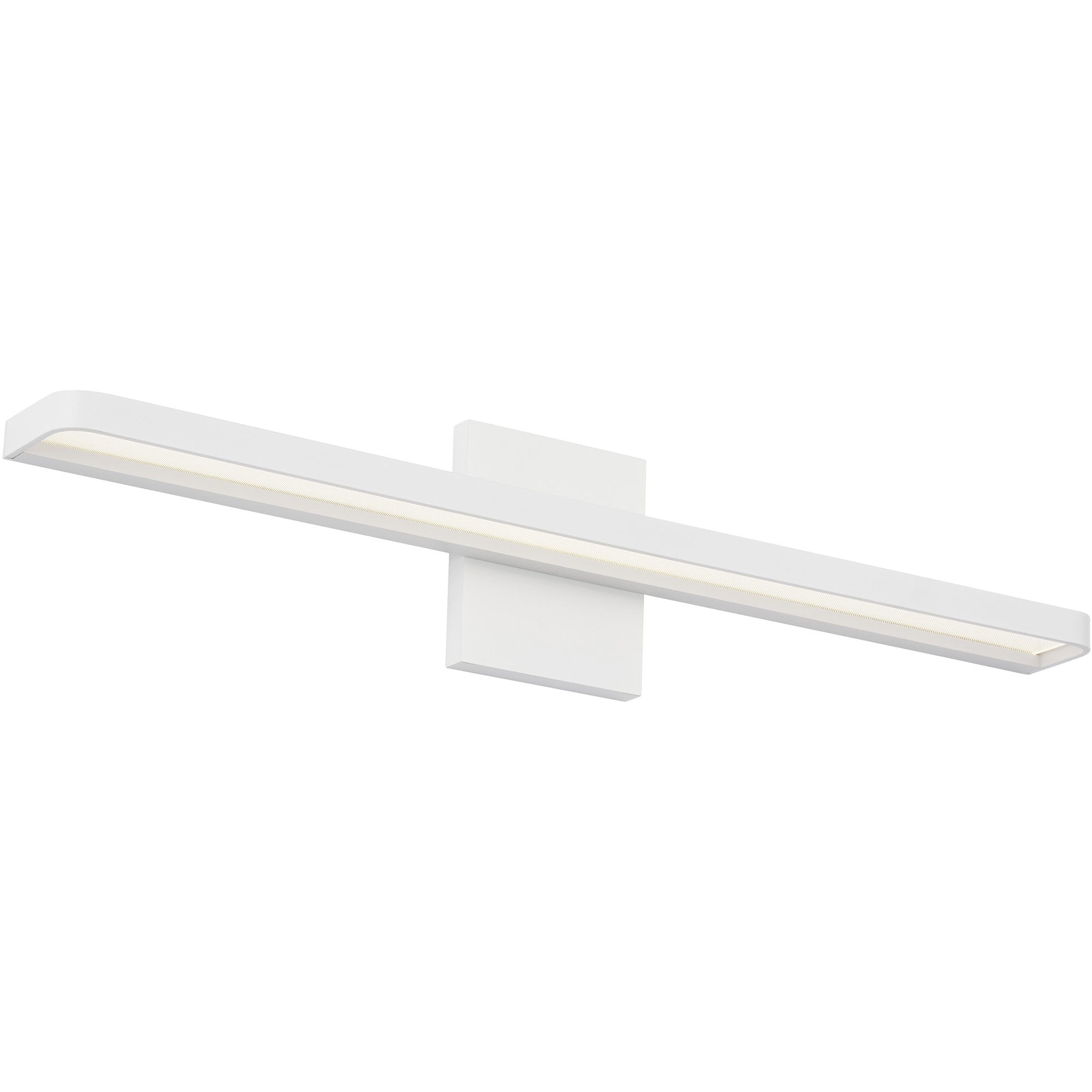 Visual Comfort Architectural 700BCBND24W-LED930 Sean Lavin Banda LED 24 inch Bath Light Wall Light, Integrated LED, Matte White Finish