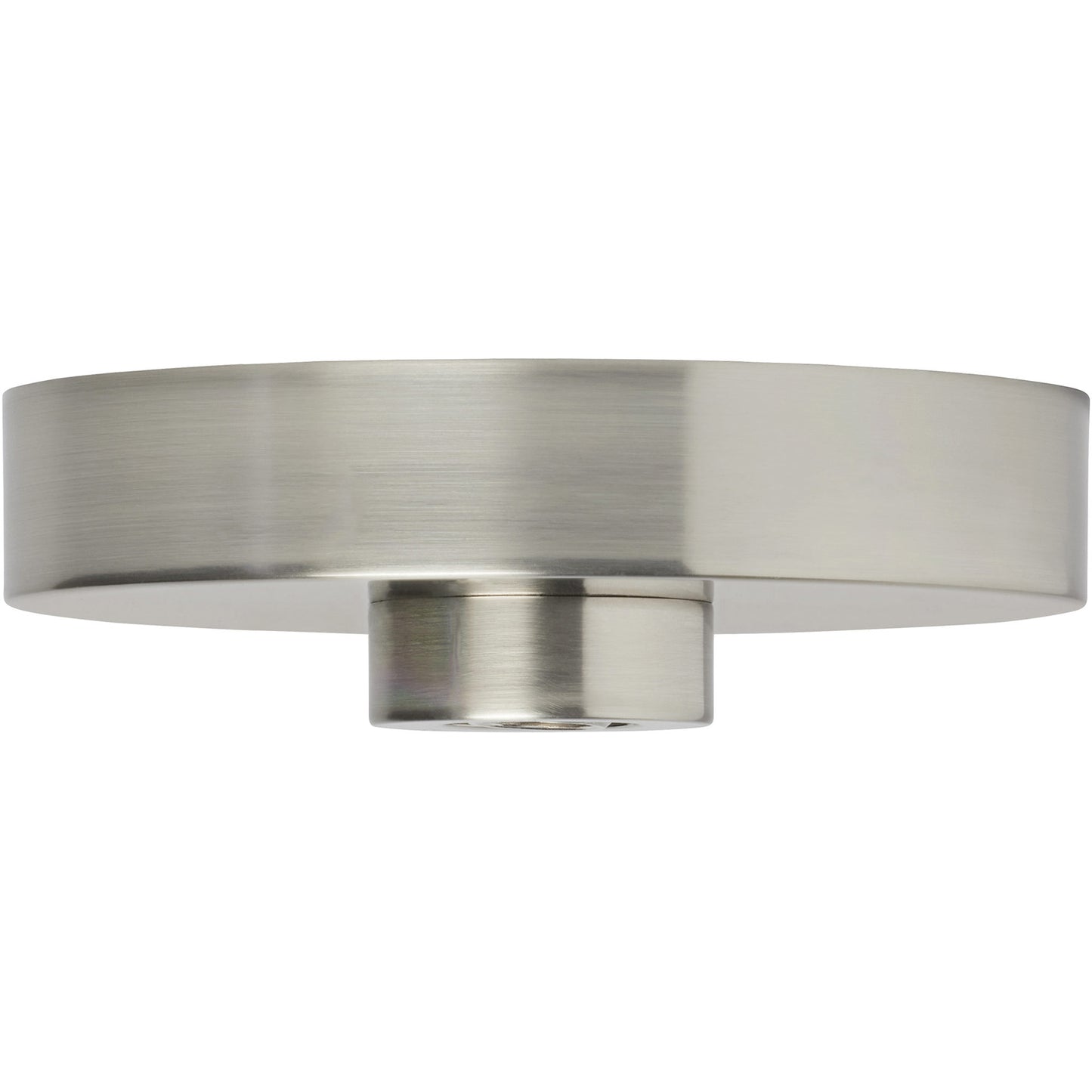 Visual Comfort Architectural 700SHLCNPY5S Line Voltage 5 Inch Shallow Canopy, Satin Nickel Finish