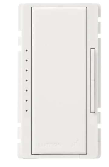 Lutron RK-D-SW Color Change Kit for RA 2 Dimmer, Snow Finish